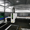FL-L2040FHR-1000-D220-Raycus Лазерный станок для резки листового металла и труб с кабинетной защитой