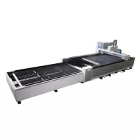 FL-L1530FE-1500-IPG Бюджетный лазерный станок для резки листового металла со сменным столом